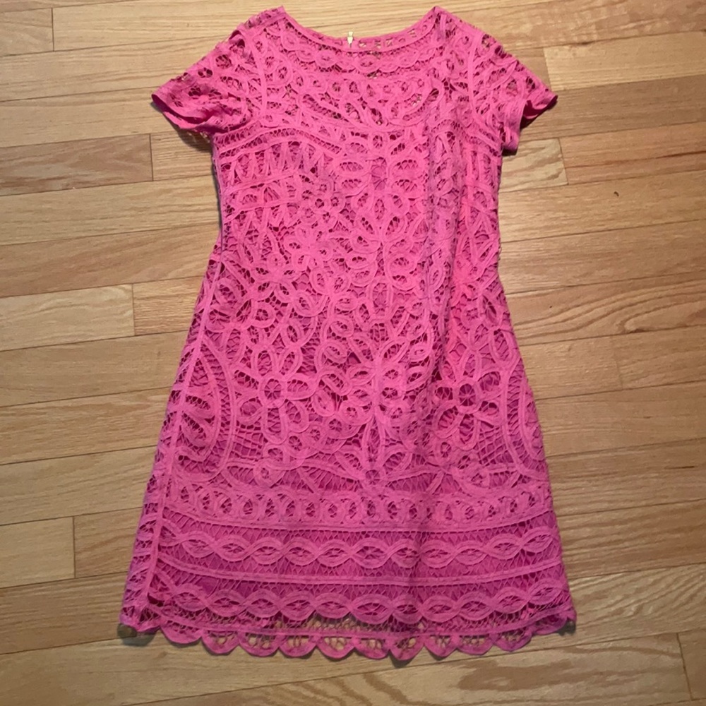 Lilly Pulitzer Marie Kate Pink Lace Dress
